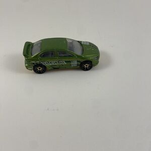 Hot Wheels 2008 Nightburnerz Lancer Evolution- Green and Gold #03/10 GOLD BOTTOM